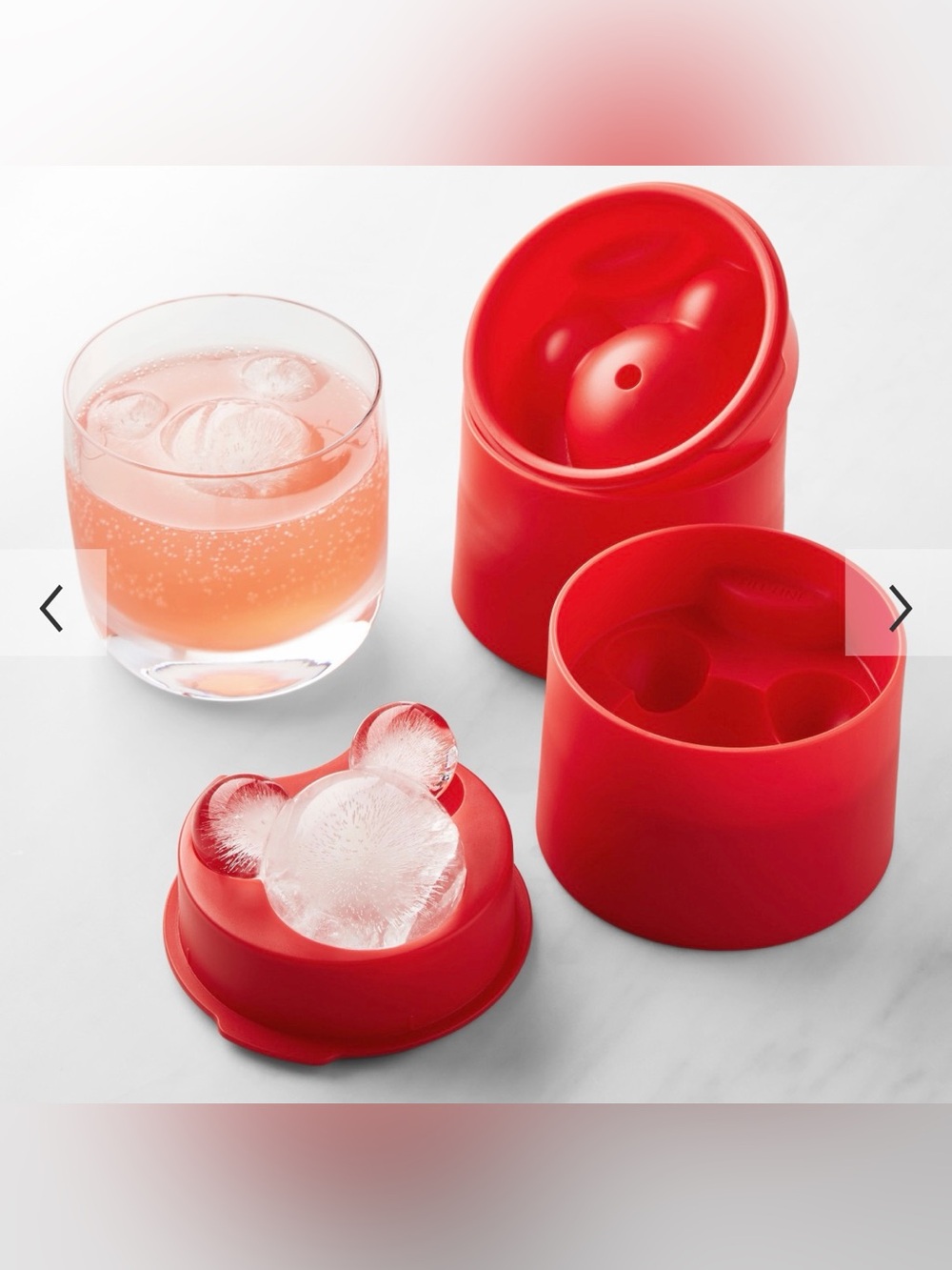 William Sonoma Mickey Mouse Ice Molds, Set of 2